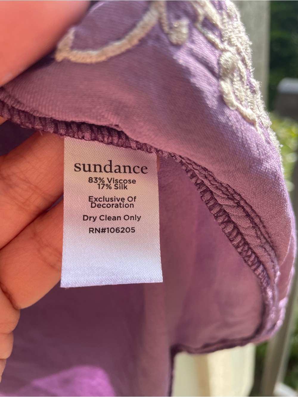 Sundance Purple Velvet Embroidered Alarie Women’s Top Boho Size Medium - Picture 4 of 16